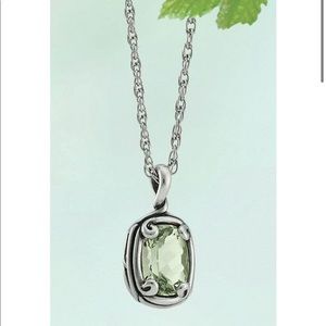James Avery prasiolite pendant